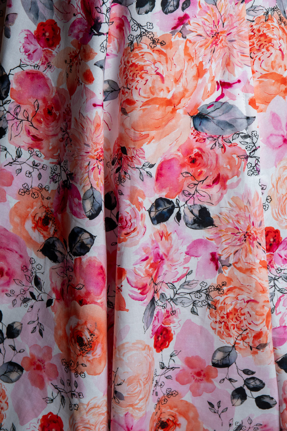 Suzette Dress - Coral Bouquet