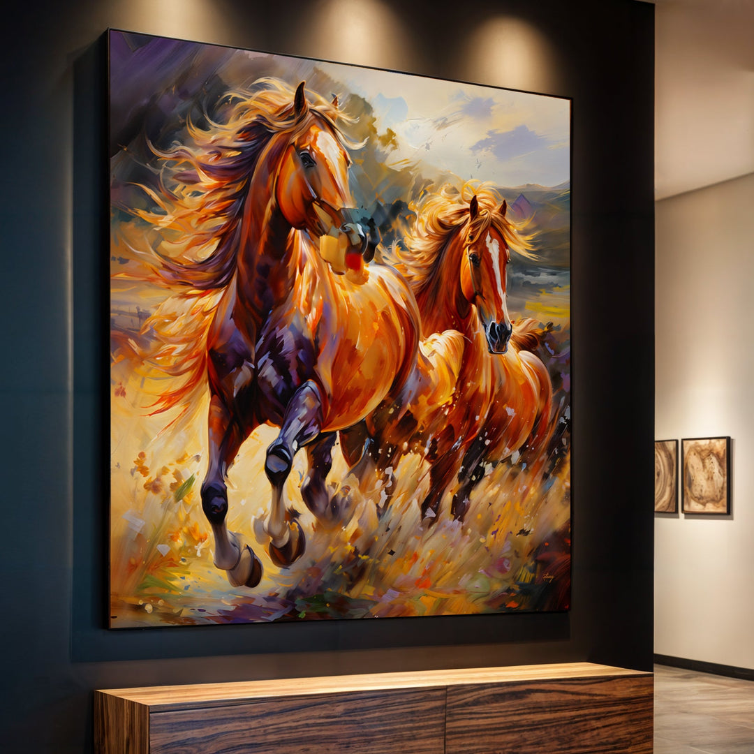 Canvas Print: "Majestic Gallop"