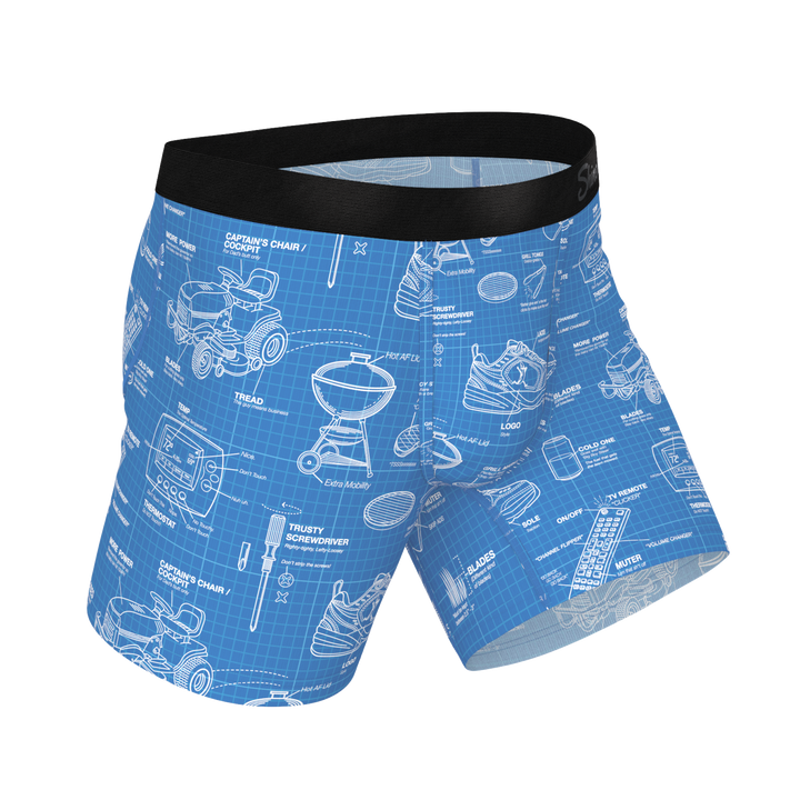 The Man With A Plan | Blueprint Ball Hammock® Pouch Underwear