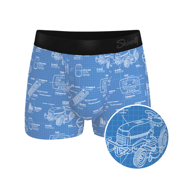 The Man With A Plan | Blueprint Ball Hammock® Pouch Trunks Underwear