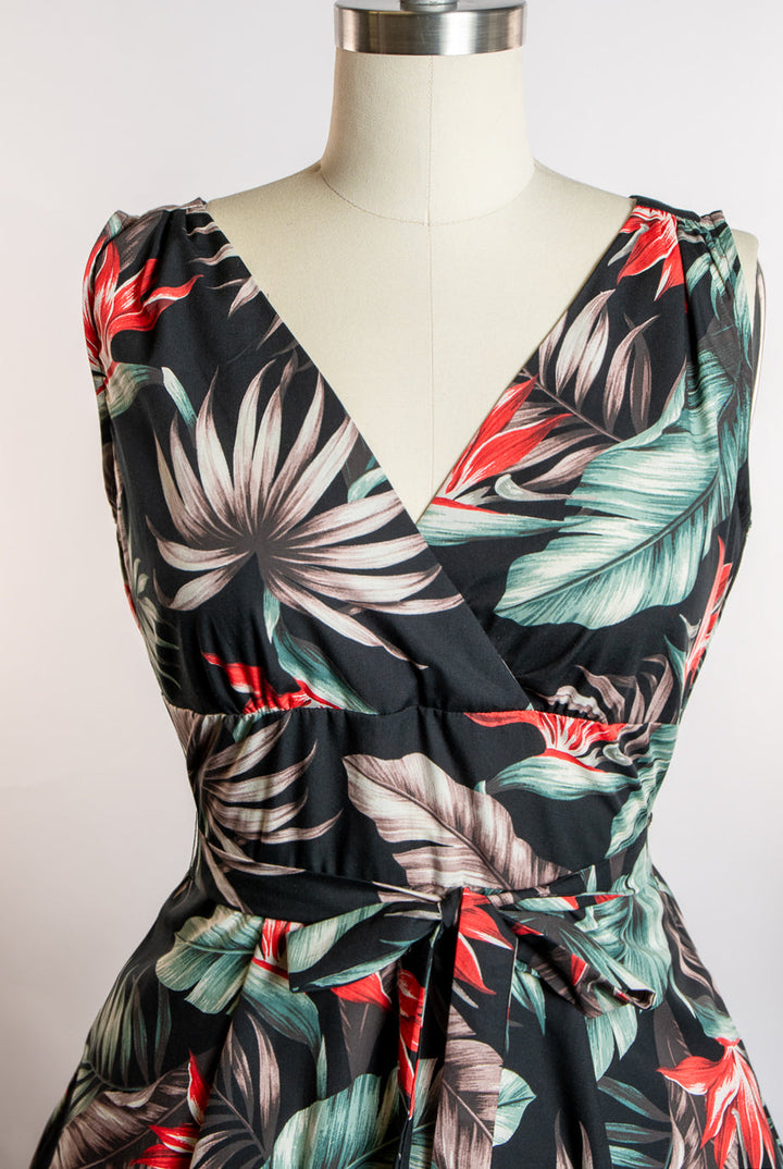 Marie Dress - Bird of Paradise, Black