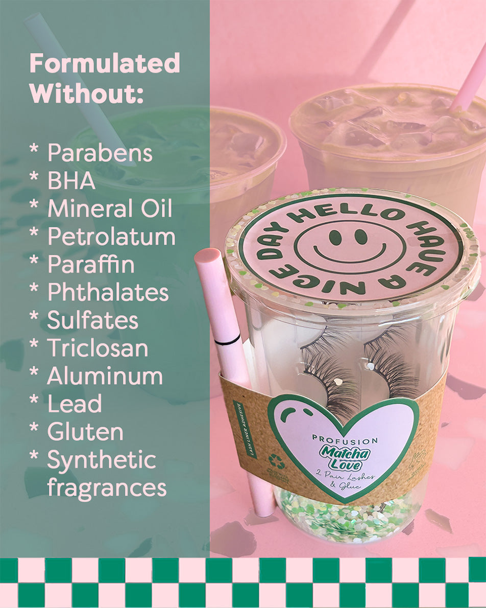 Matcha Love 2 Pair Lashes & Glue