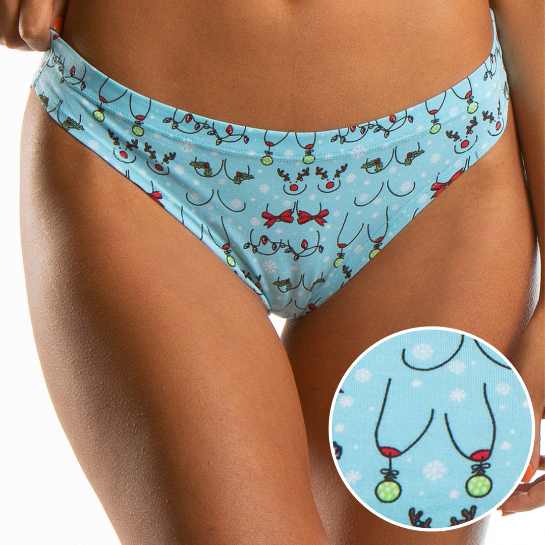 The Mistletots | Christmas Bust Bikini Underwear