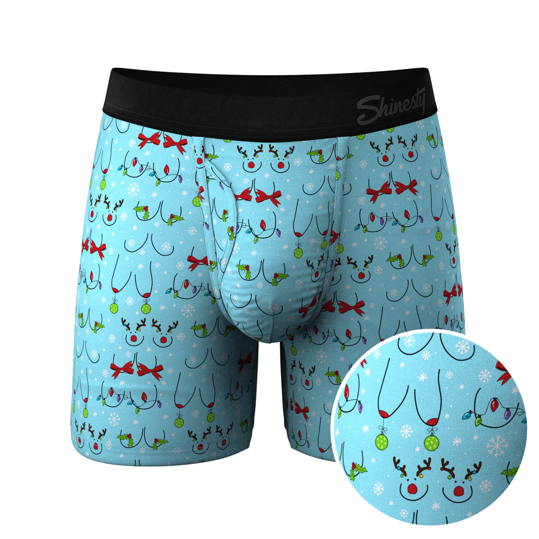 The Mistletots | Christmas Bust Ball Hammock® Pouch Underwear With Fly
