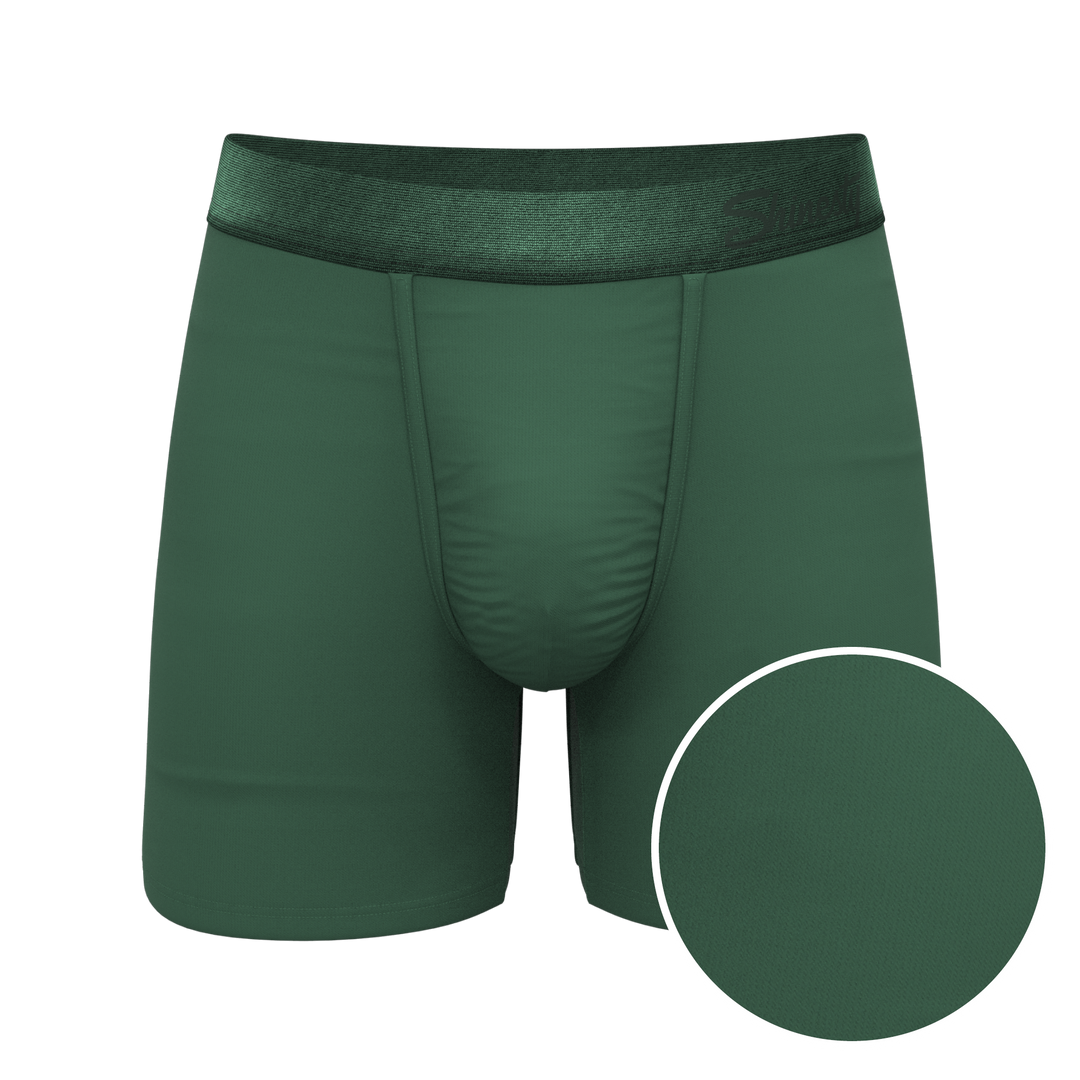 The Money Tree | Forrest Green Tonal Ball Hammock® Pouch Underwear