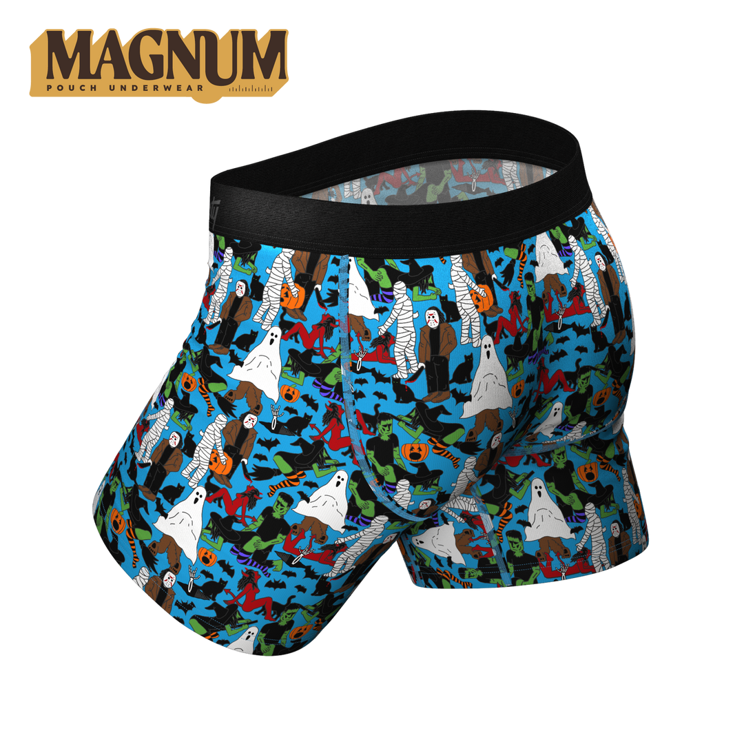 The Monster Smash | Halloween Characters Ball Hammock® Magnum Big Pouch Underwear