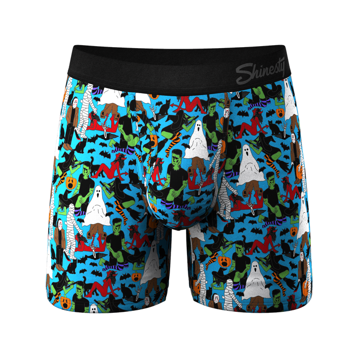 The Monster Smash | Halloween Characters Ball Hammock® Magnum Big Pouch Underwear