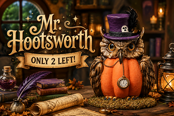 Mr. Hootsworth by Bethany Lowe Designs – view 6