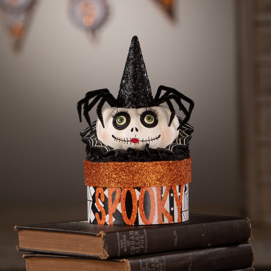 Mrs. Casperita on Box by Bethany Lowe Designs, halloween decor