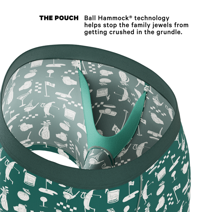 The Mulligan | Green Golf Ball Hammock® Pouch Underwear