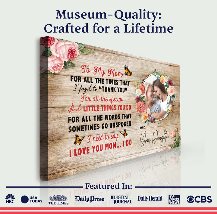 Mother's Day Sign I Need To Say I Love You Mom