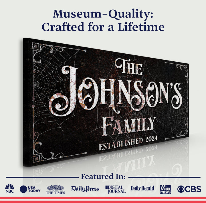 Personalized Gothic Sign