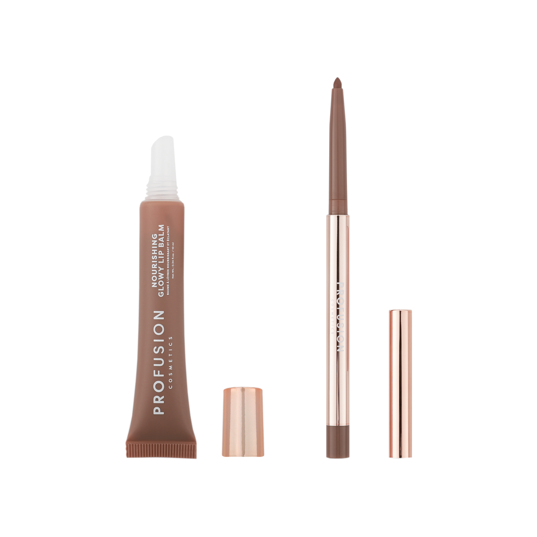 Lip Treat Duo Soft Matte Creamy Lip Liner & Nourishing Glowy Lip Balm
