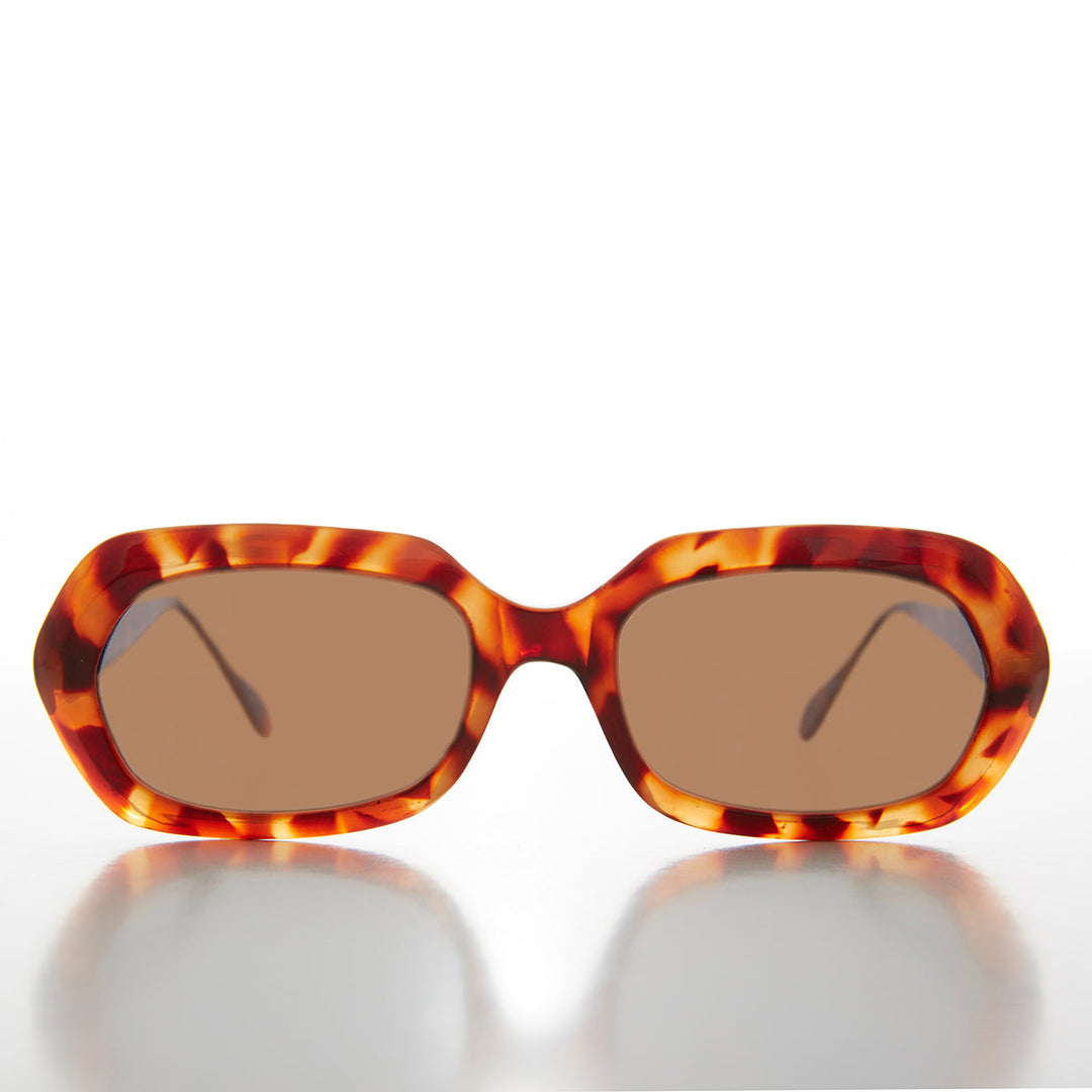 Hexagon Mod Vintage Sunglasses - Nadine
