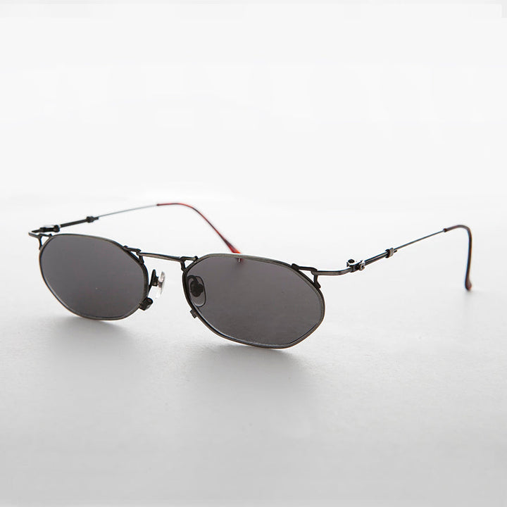 Victorian Goth Steampunk Vintage Sunglasses - Ned