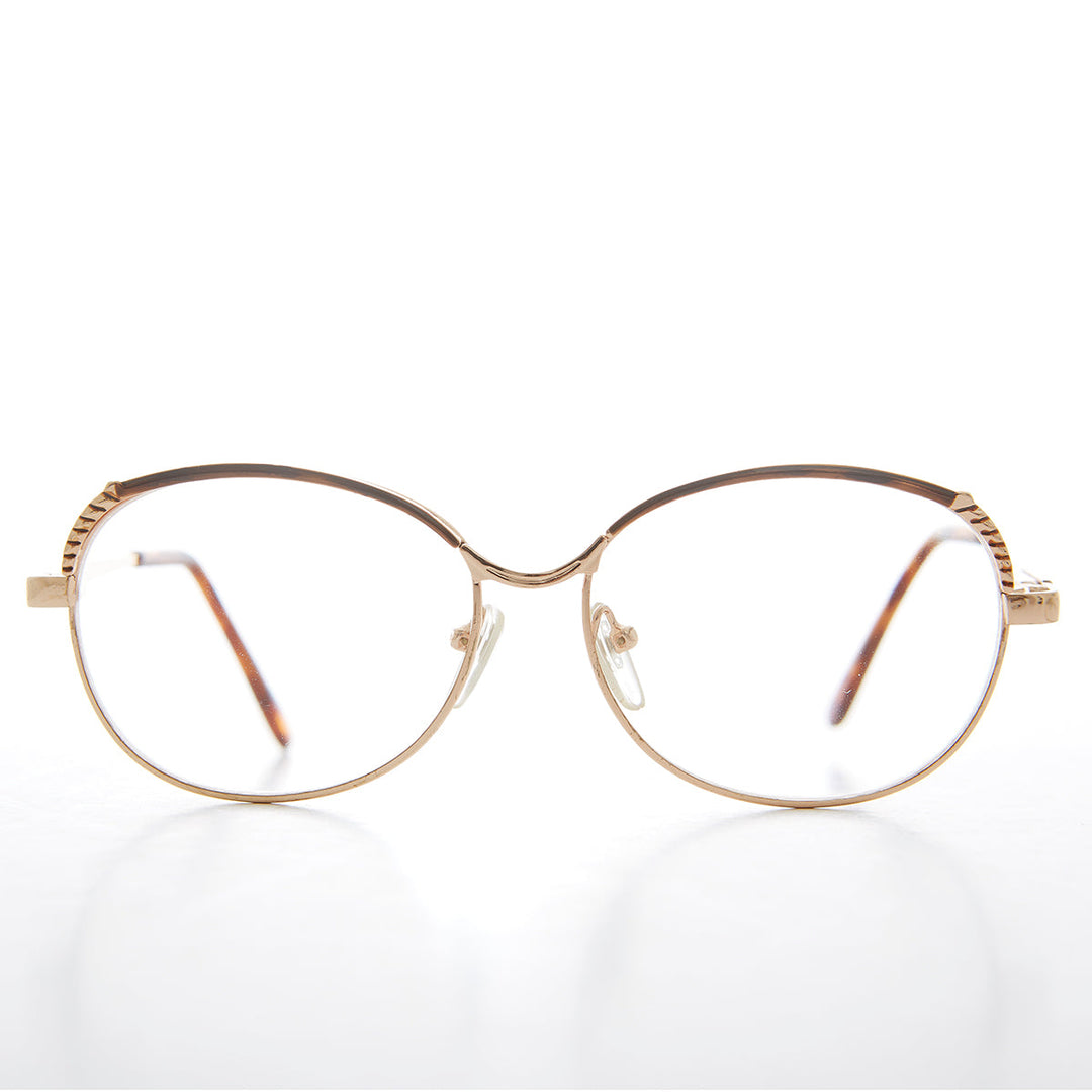 Gold Round Women's Readers - Nichole