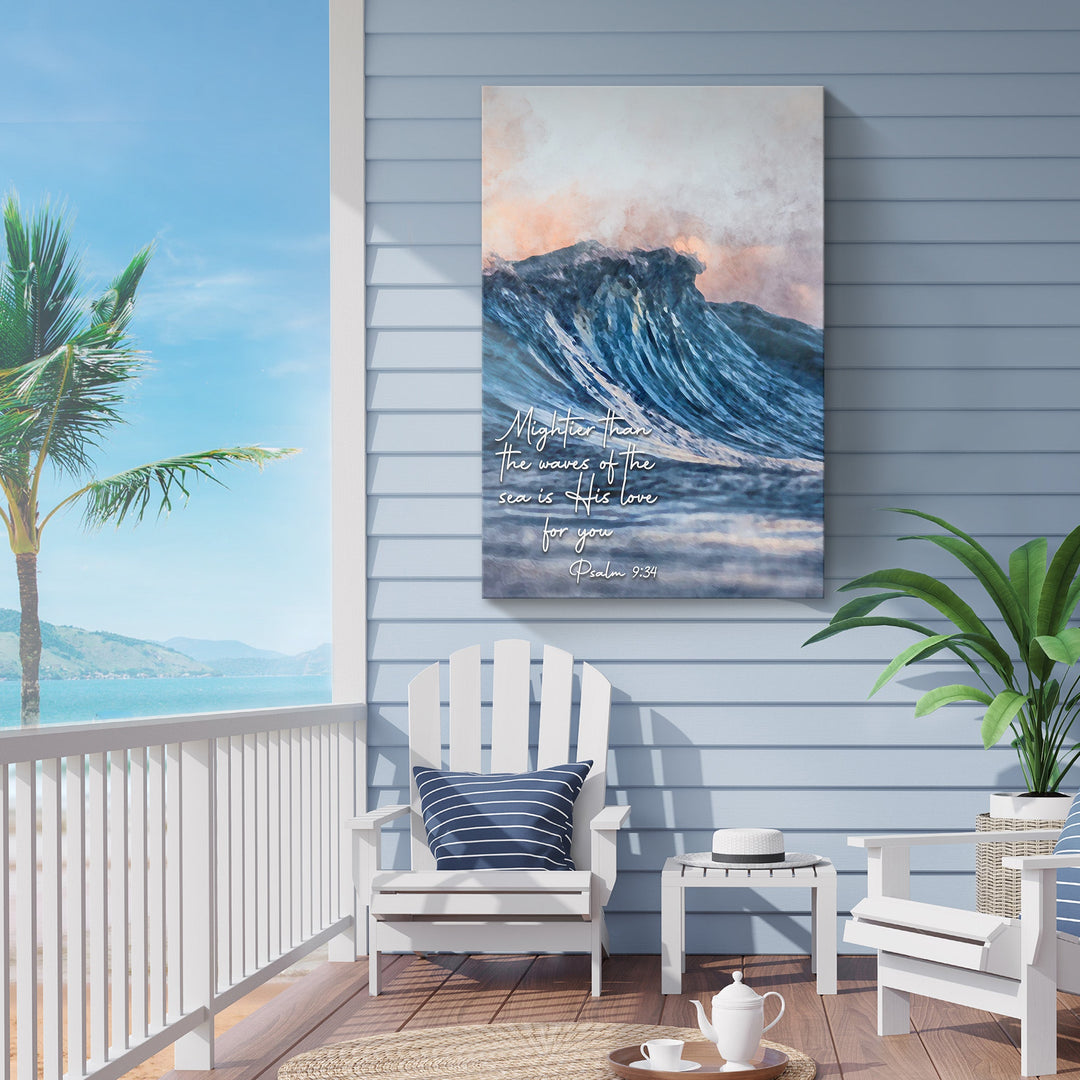 Psalm 93:4 - Mightier Than The Waves Sign