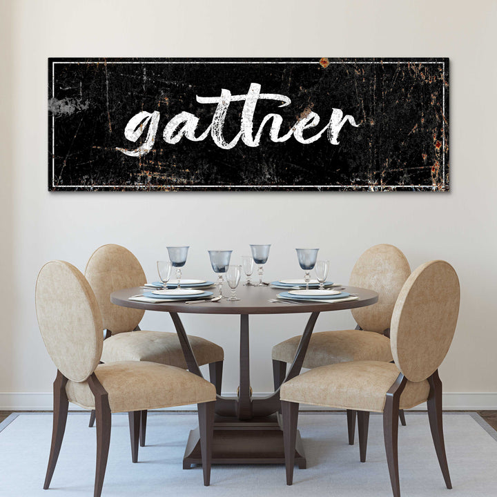 Gather Rustic Sign