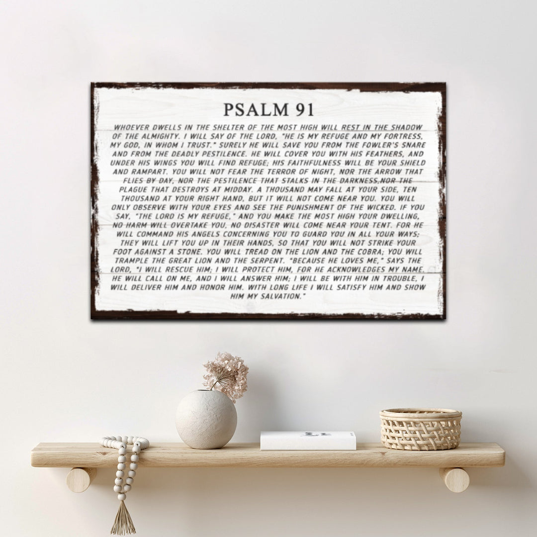 Psalm 91 - Whoever Dwells Sign