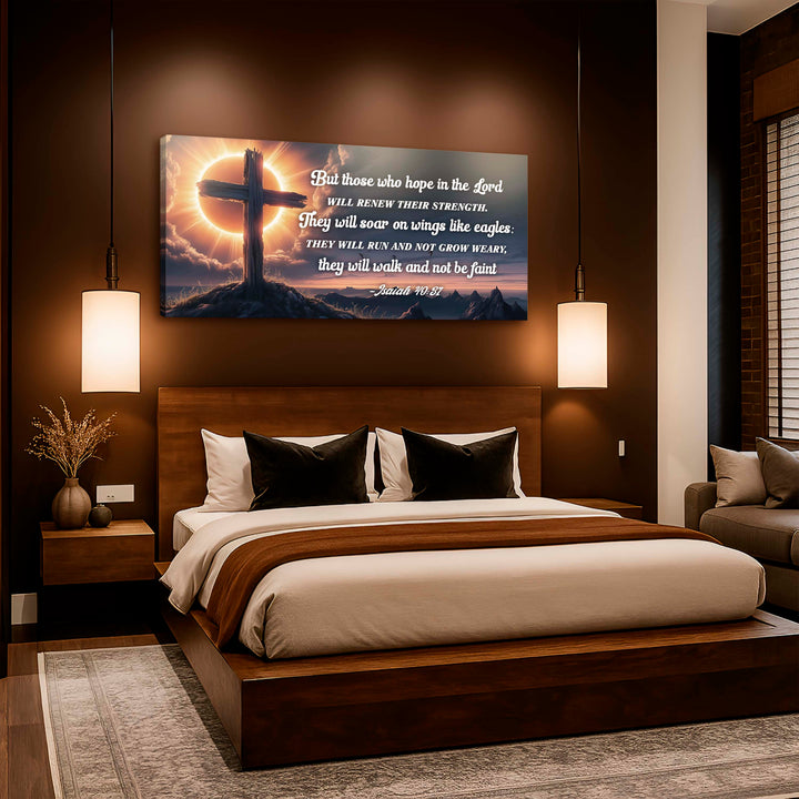 Isaiah 40:31 - Those Who Hope In The Lord Faith Sign