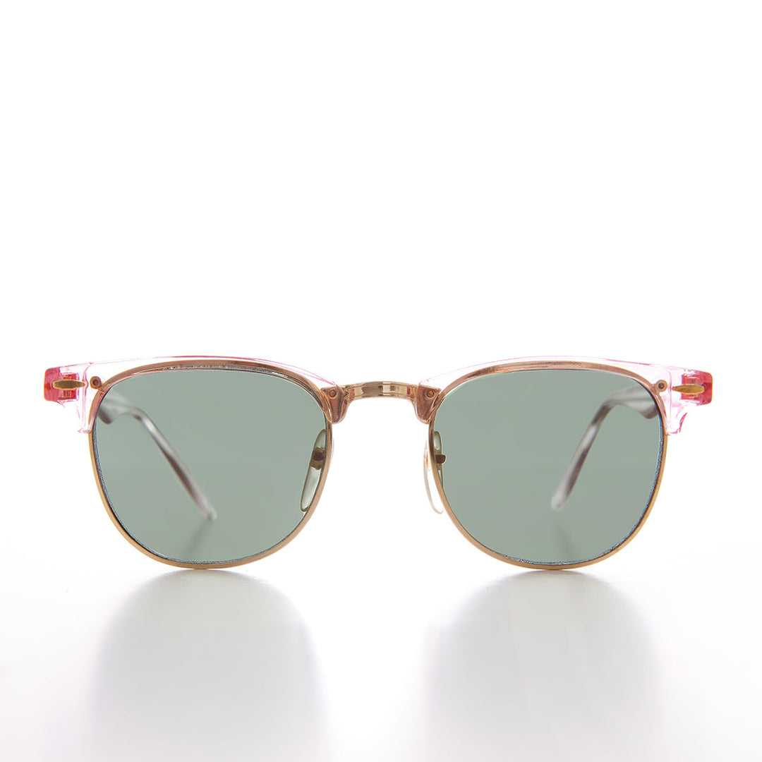 Classic Half Frame Vintage Sunglasses - Nowels