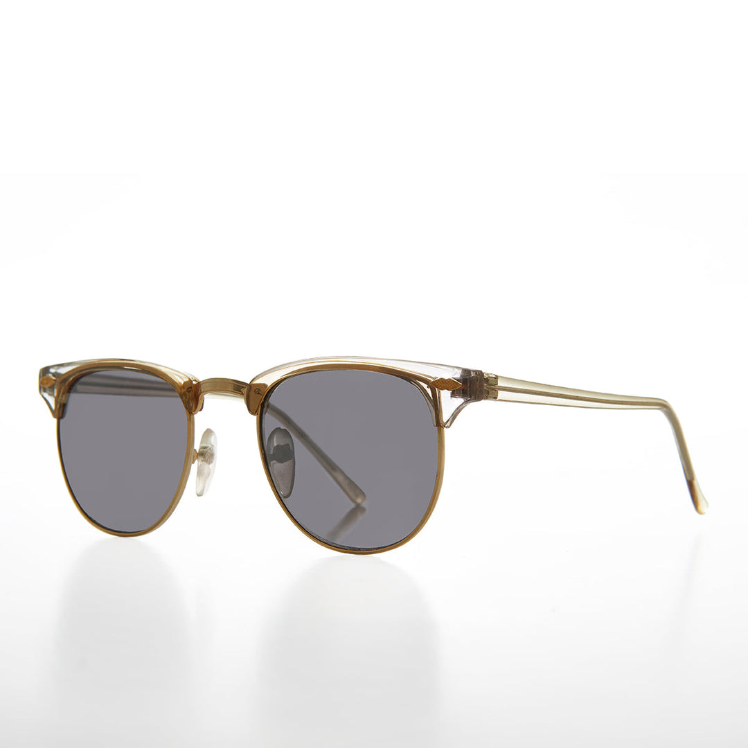 Classic Half Frame Vintage Sunglasses - Nowels