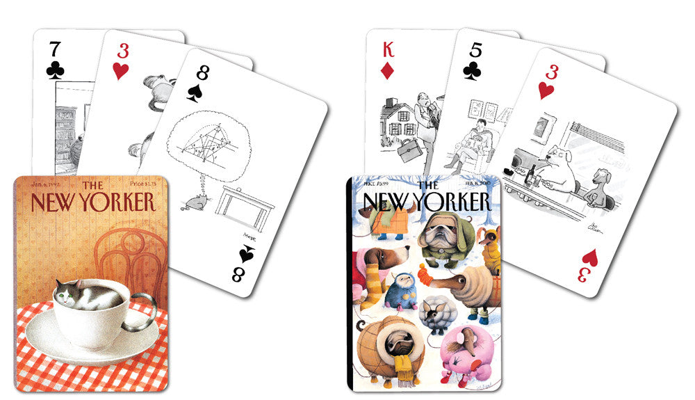 Dog and Cat Cartoons Double Deck Playing Cards