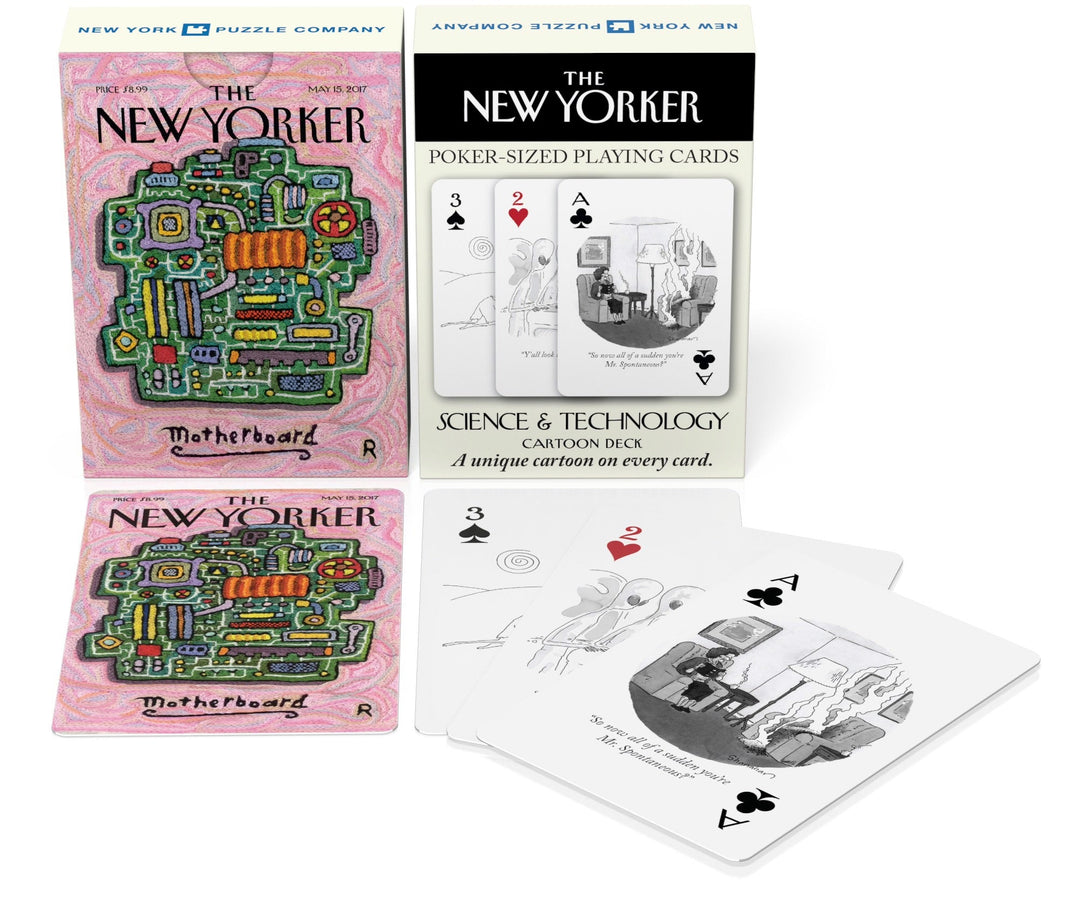 Science Cartoons Playing Cards