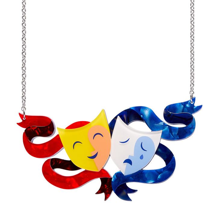 Comedy & Tragedy Necklace by Erstwilder