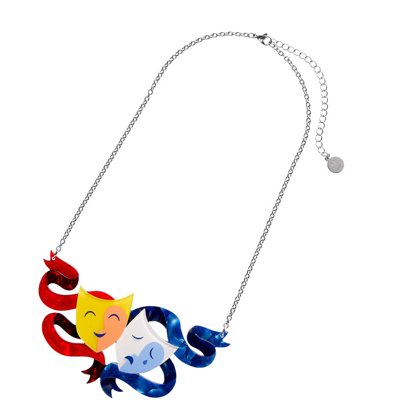 Comedy & Tragedy Necklace by Erstwilder