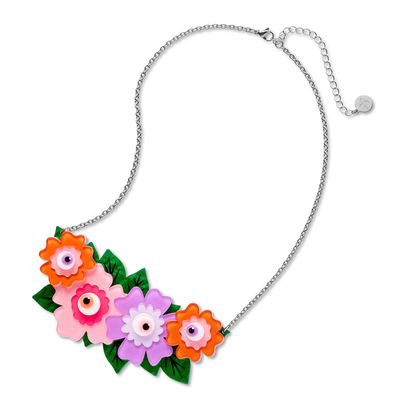 Eye Spy Necklace by Erstwilder shown with gift box | Midnight Mischief Halloween Collection