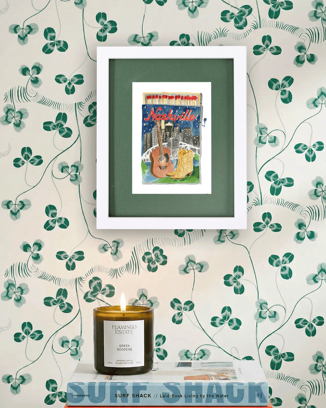 Nashville Matchbook Art Print