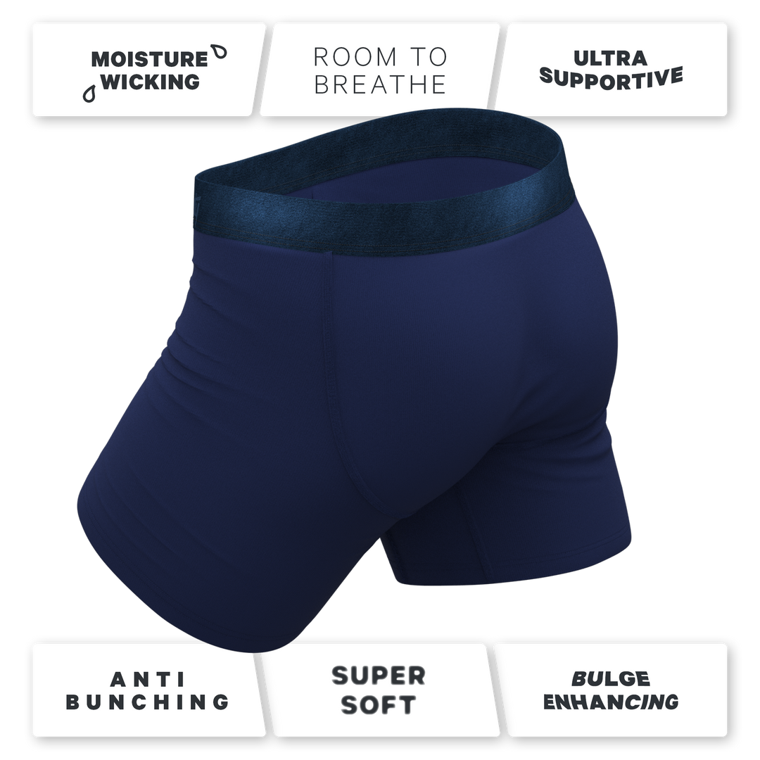 The Navy Jones | Tonal Navy Ball Hammock® Pouch Underwear