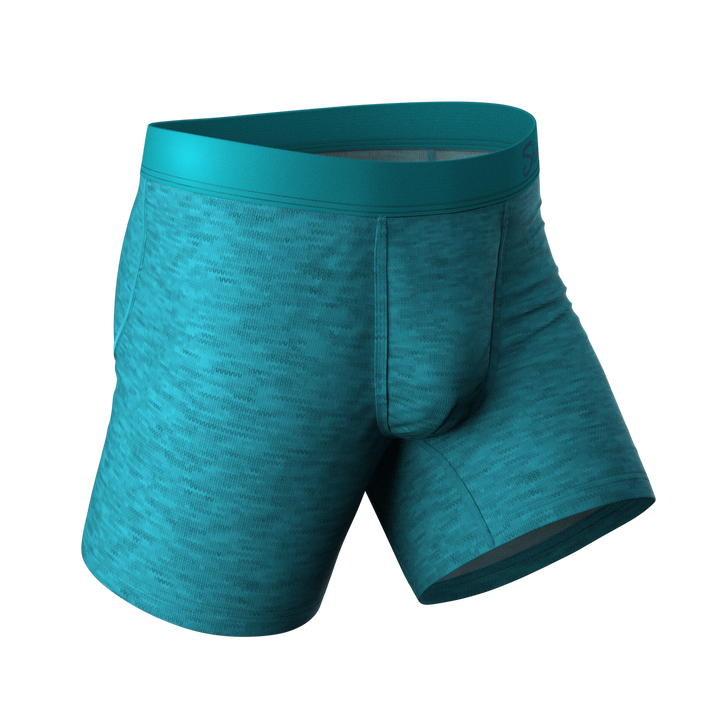 The Nerves of Teal | Teal Heather Ball Hammock® Pouch Underwear