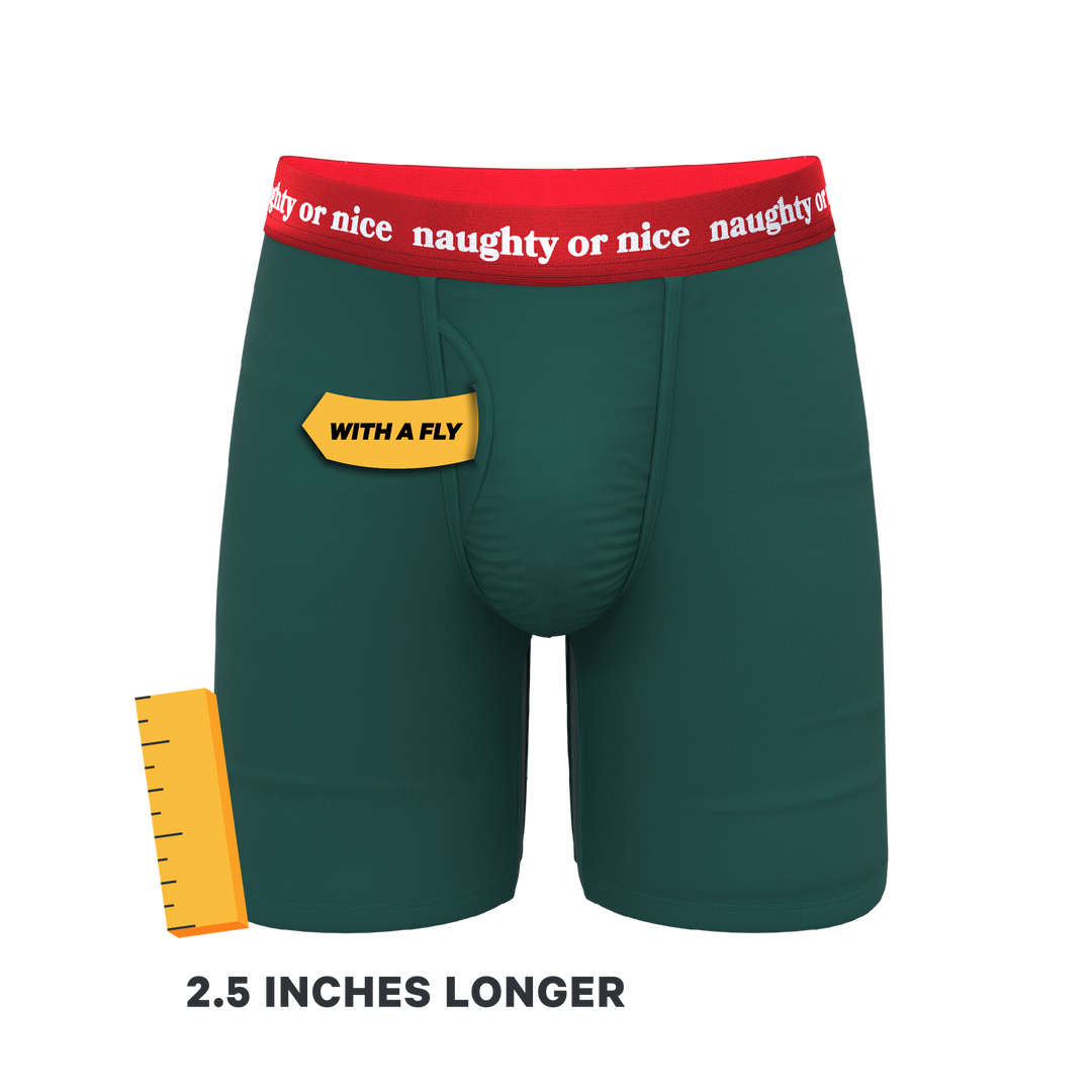 The Nice List | Flirty Waistband Long Leg Ball Hammock® Pouch Underwear With Fly