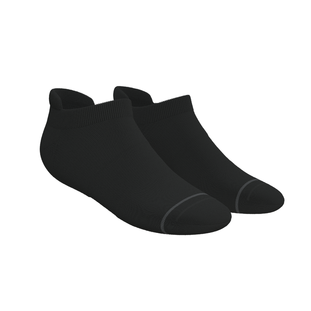 The Night Op | Plain Black Heel Hammock™ Ankle Socks