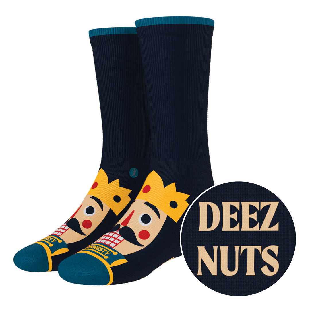 The Nut King | Nutcracker Heel Hammock™ Crew Socks