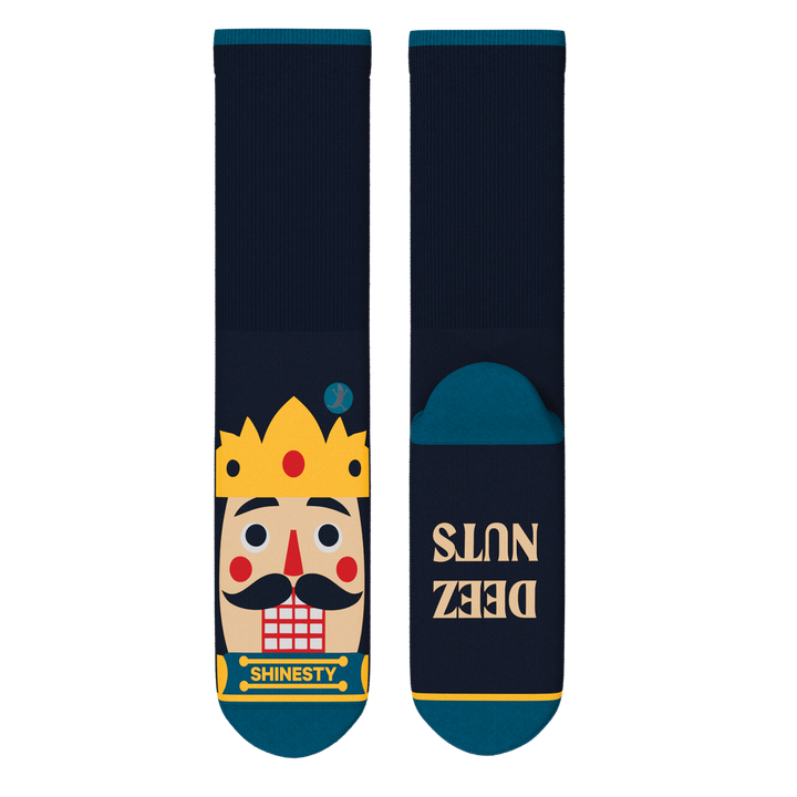 The Nut King | Nutcracker Heel Hammock™ Crew Socks