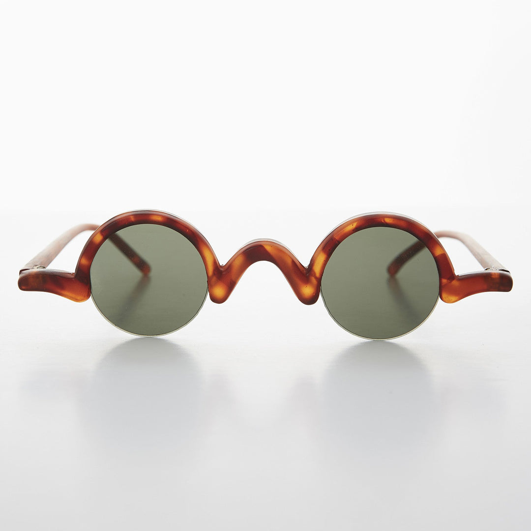 Round Victorian Vintage Spectacle Sunglass - Ozzy