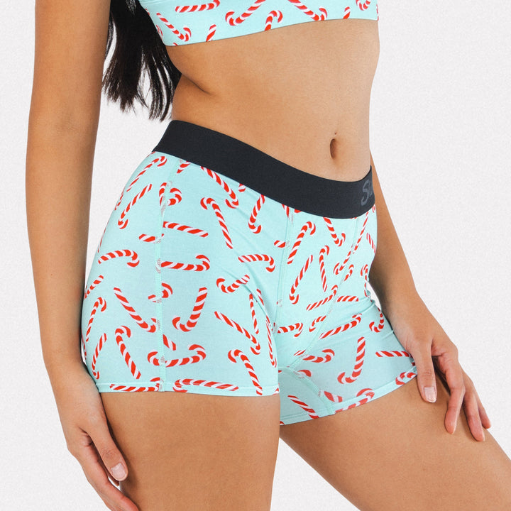 The Peppermint Pimp Canes | Candy Cane Women’s Boxers