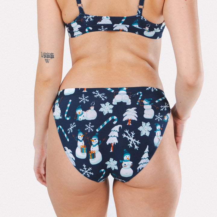 The Big Blizzard | Naughty Snowmen Modal Bikini Underwear