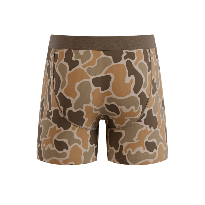 The Out Of Sight | Light Duck Camo Ball Hammock® Pouch Underwear With Fly