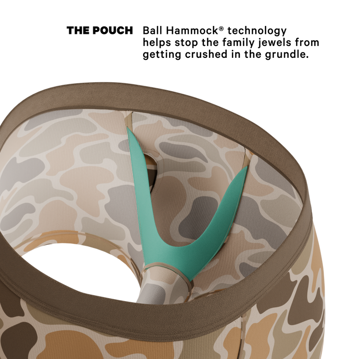 The Out Of Sight | Light Duck Camo Ball Hammock® Pouch Trunks Underwear
