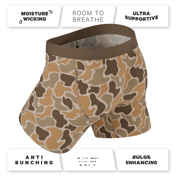 The Out Of Sight | Light Duck Camo Ball Hammock® Pouch Underwear