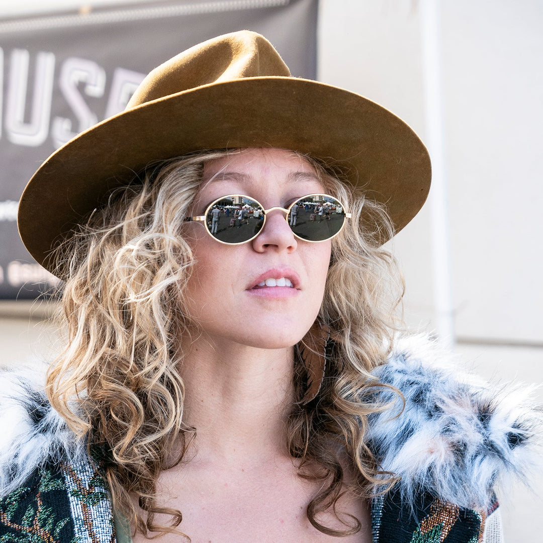 Classic Oval Vintage 90s Sunglass Optical Quality Frame - Yates