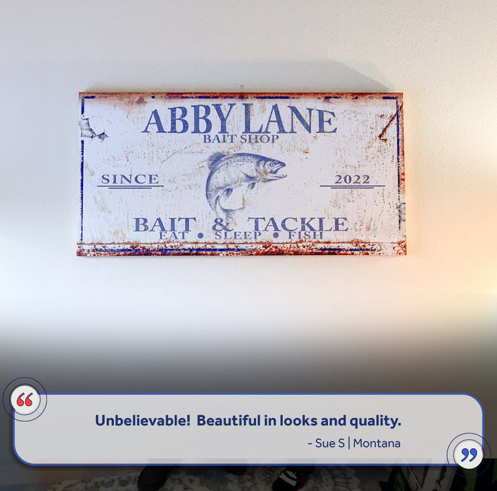 Bait and Tackle Sign