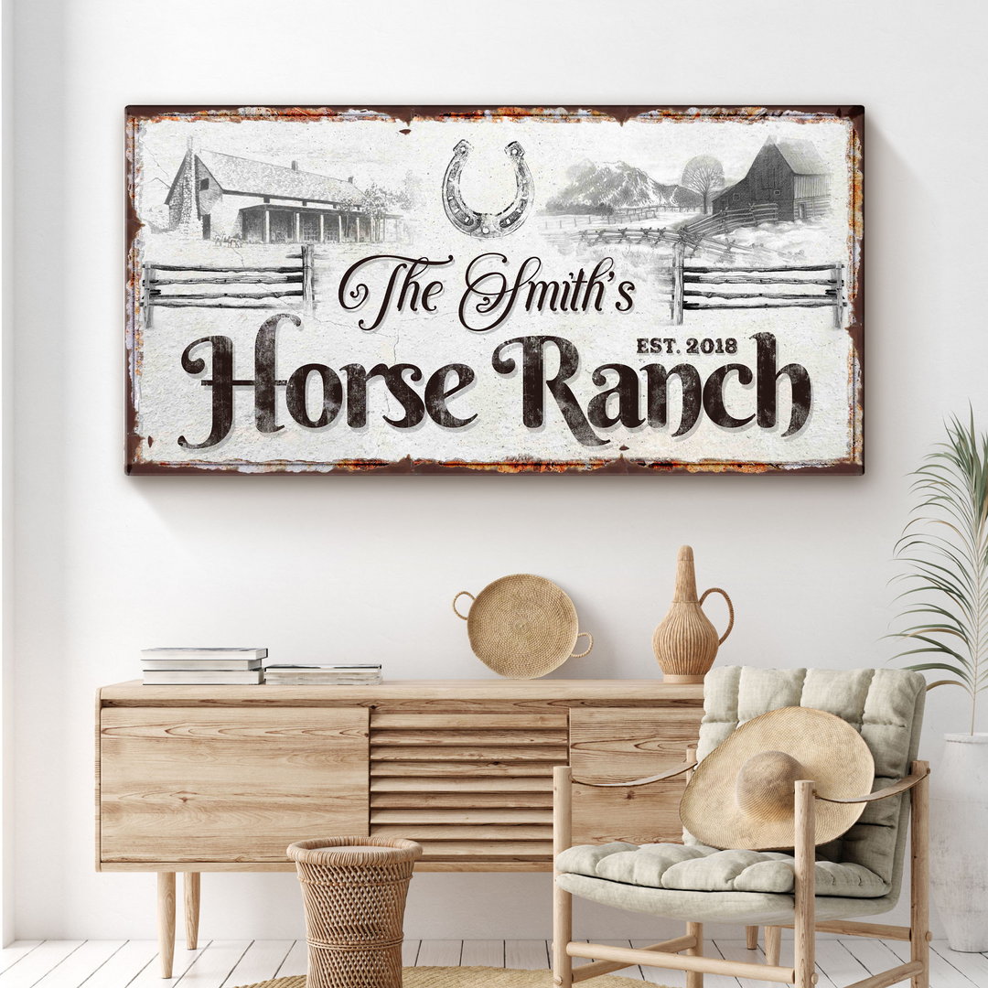 Horse Ranch Sign