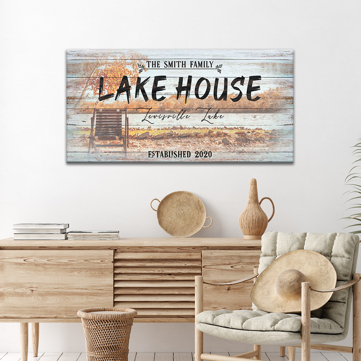 Vintage Lake House Sign