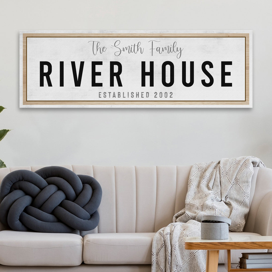 River House Sign