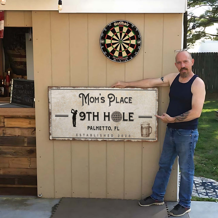 19th Hole Golf Personalized Sign